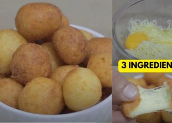 Cheese Balls with Just 3 Ingredients, in Minutes