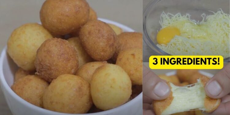 Cheese Balls with Just 3 Ingredients, in Minutes