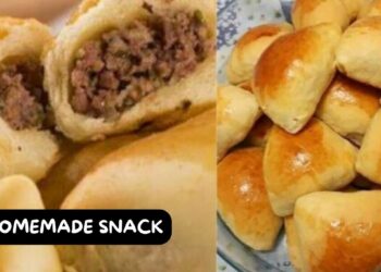 Homemade Snack with Creamy Filling