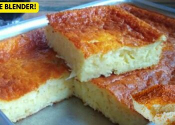 Easy And Creamy Cake In The Blender For Snack Or Breakfast