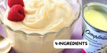 4-ingredient condensed milk dessert: super simple and very creamy