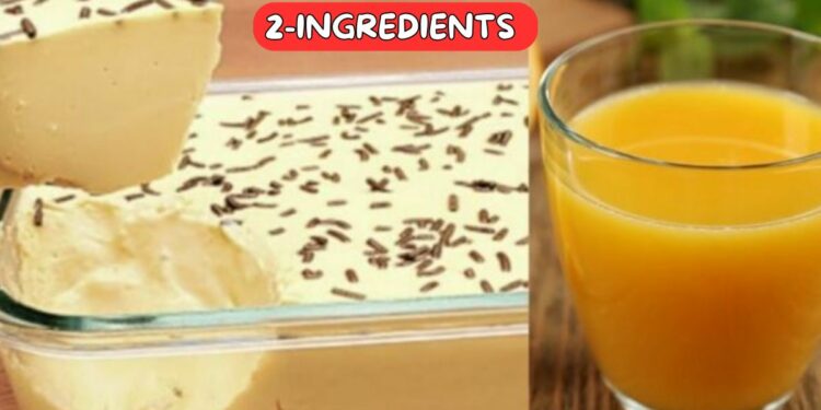 Creamy 2-ingredient dessert