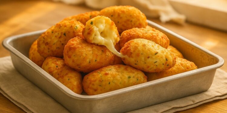 Savory Dumplings With Rice And Cheese, In Just A Few Minutes