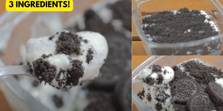 Simple 3-Ingredient Oreo Cookie Dessert, In Minutes