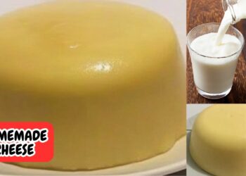 Homemade butter cheese with 5 ingredients