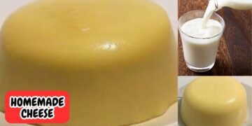 Homemade butter cheese with 5 ingredients