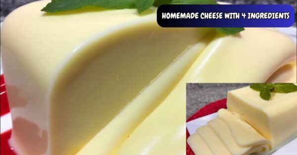 HOMEMADE CHEESE WITH 4 INGREDIENTS