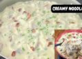 Creamy and tasty noodles