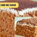 Carrot cake: No flour, no sugar and no oats! Low in carbohydrates