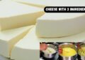 Homemade cheese with 3 ingredients