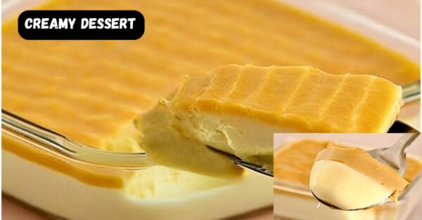 Creamy dessert: easy and practical recipe, just mix and refrigerate