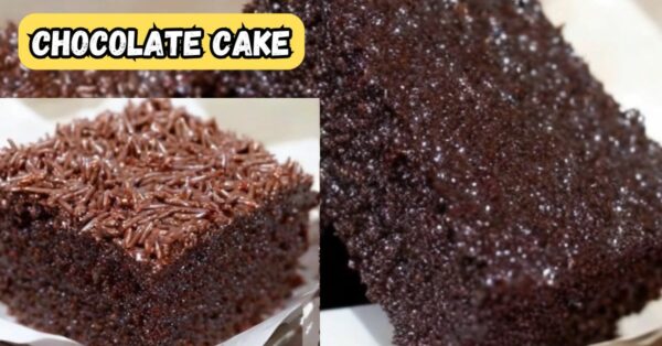 Quick and moist chocolate cake