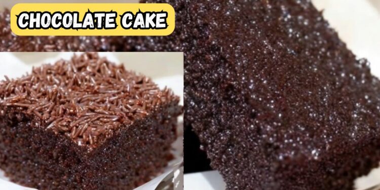 Quick and moist chocolate cake