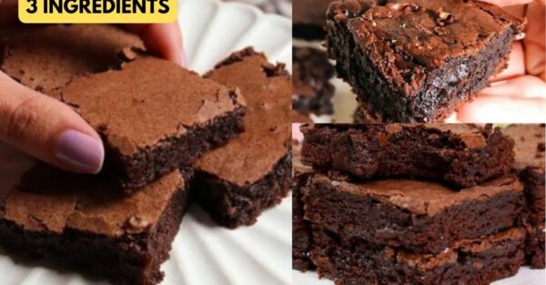 Easy 3-Ingredient Nutella Brownie Recipe in 20 Minutes