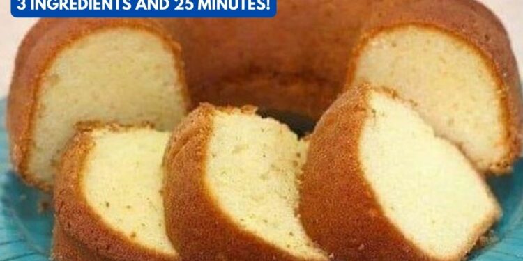 Easy Milk-Free Cake In A Blender With 3 Ingredients