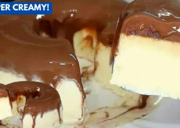 No-Bake Ice Cream Pudding with Chocolate Covering