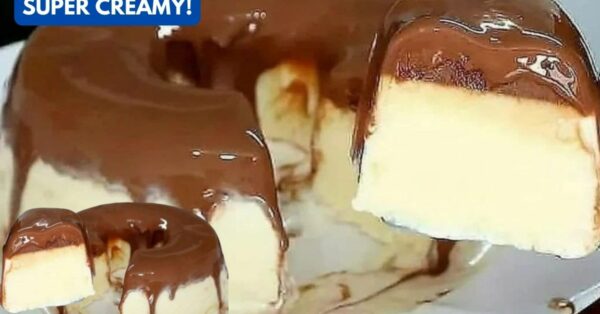 No-Bake Ice Cream Pudding with Chocolate Covering