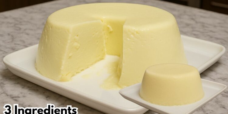 No-Bake Pineapple Flan with 3 Ingredients