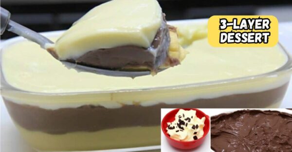 Creamy 3-layer dessert