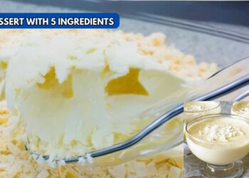 Creamy dessert with 5 ingredients: Simple, refreshing recipe that everyone will love