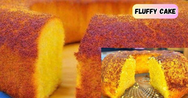 Super fluffy cake without wheat flour