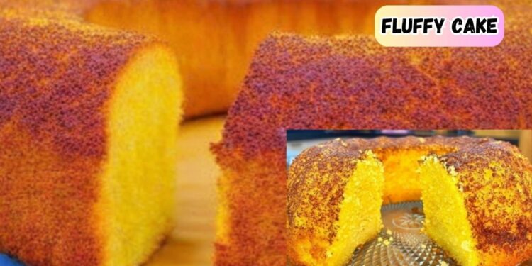 Super fluffy cake without wheat flour