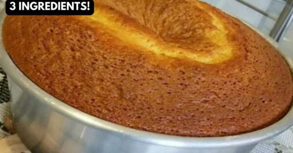 Easy Cake With 3 Ingredients