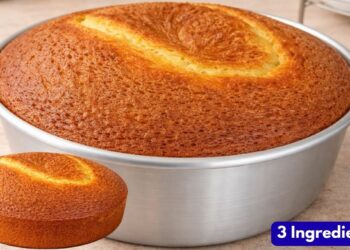 Easy Cake With 3 Ingredients And Without A Blender, In 25 Minutes