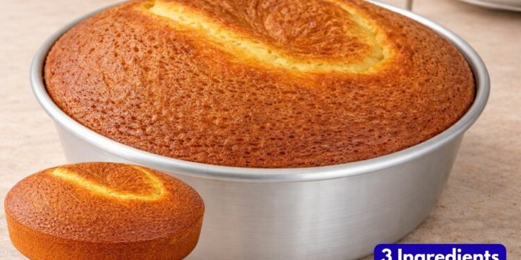 Easy Cake With 3 Ingredients And Without A Blender, In 25 Minutes
