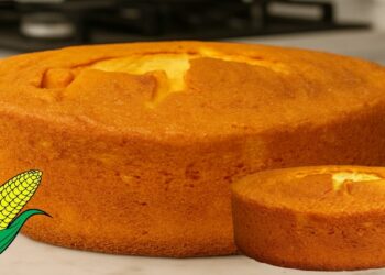 Green Corn Cake in the Blender for Snack or Breakfast