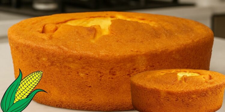 Green Corn Cake in the Blender for Snack or Breakfast