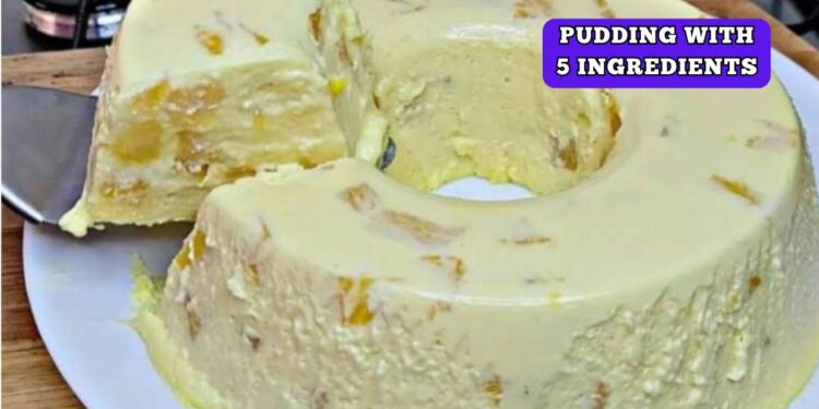 PUDDING WITH 5 INGREDIENTS