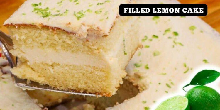 Lemon-filled cake: Easy-to-prepare recipe and the flavor is wonderful