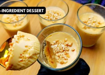 Creamy dessert with 3 ingredients