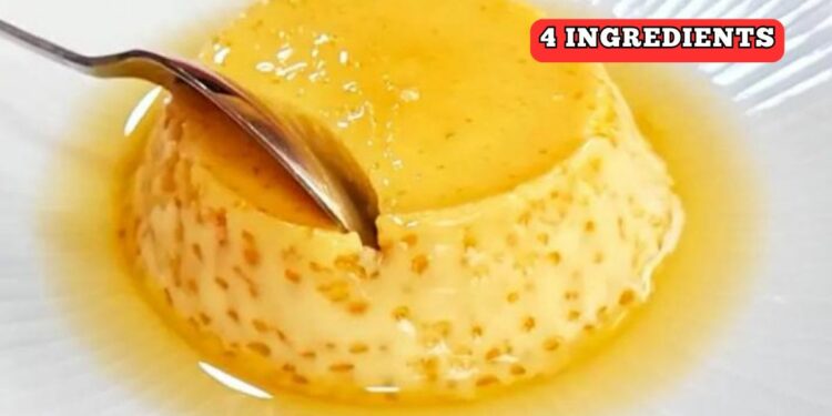 Pudding with 4 simple ingredients