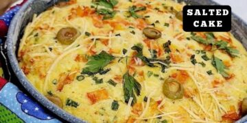 alted and seasoned cake