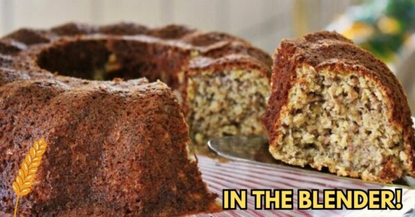 Banana and Oat Cake Recipe in the Blender, in 35 minutes