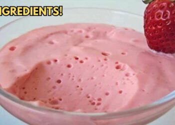 Creamy Strawberry Mousse with 2 Simple Ingredients, in 10 Minutes