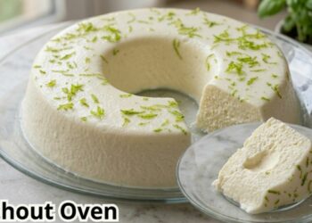 Lemon Pudding in the Blender and Without the Oven