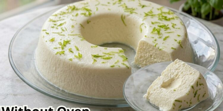 Lemon Pudding in the Blender and Without the Oven