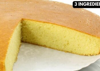 Simple and Quick Cake with 3 Easy Ingredients, in minutes