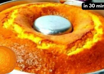 Super Fluffy Orange Cake Recipe, in 30 minutes