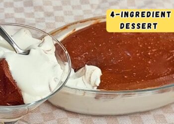 Healthy Dessert with 4 Ingredients