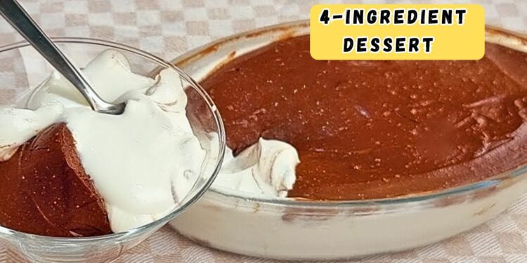 Healthy Dessert with 4 Ingredients