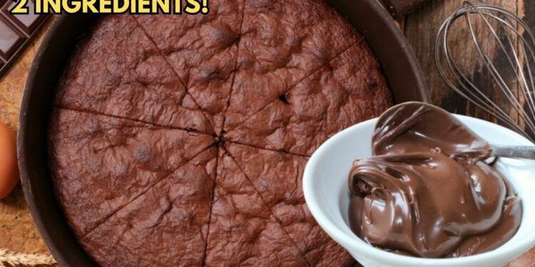 Nutella Cake Recipe with 2 Simple ingredients, in just a Few Minutes