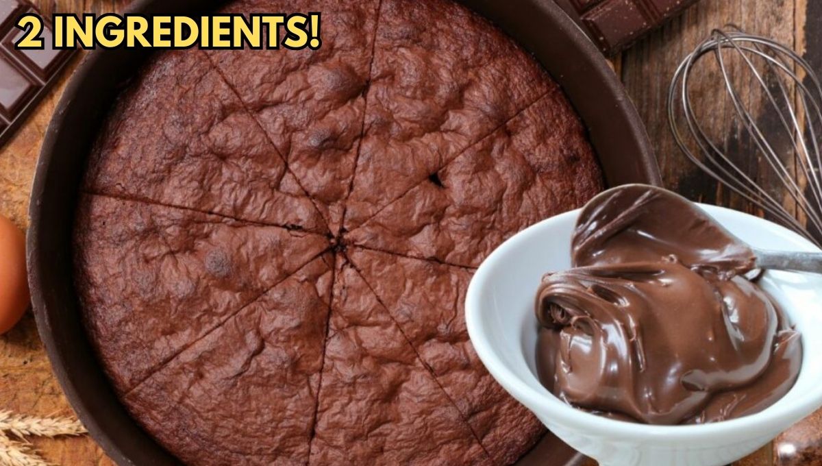 Nutella Cake Recipe with 2 Simple ingredients, in just a Few Minutes