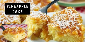 Pineapple and Coconut Cake with Topping