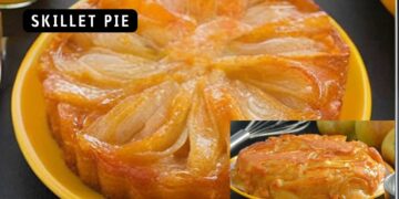 Skillet Apple Pie Recipe: Easy and delicious! Melts in Your Mouth with So Much Flavor