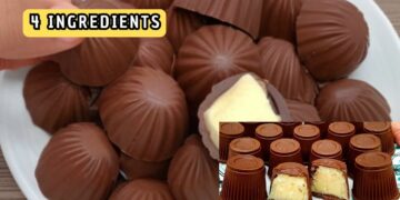Homemade Cup Truffle with 4 Ingredients