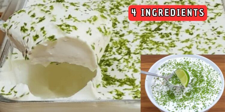 Lime Mousse with 4 Ingredients